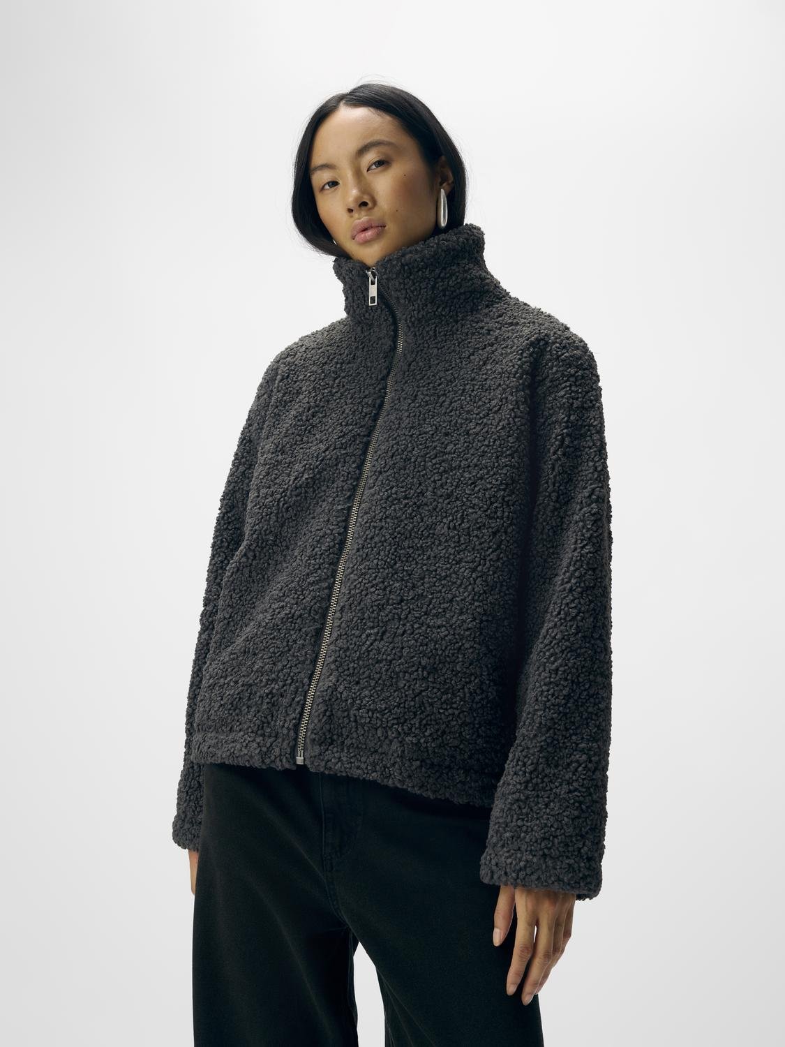 OBJFREYA Jacket - Dark Grey Melange - VERO MODA & VILA Bergvik